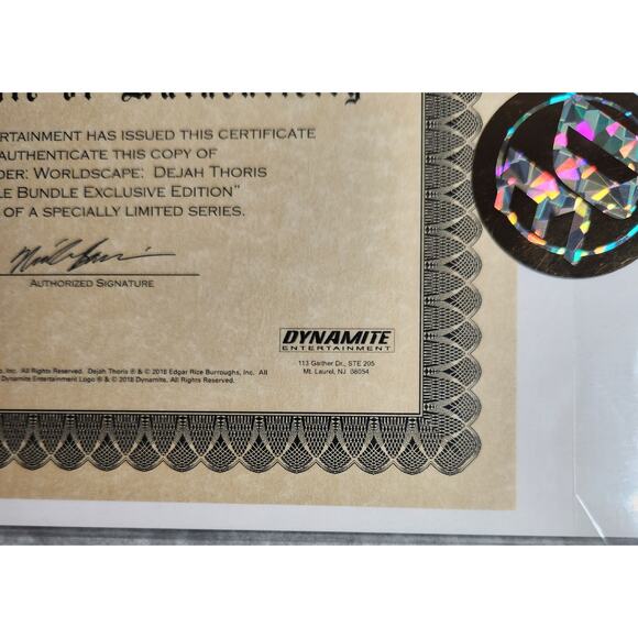 Pathfinder Worldscape Dynamite 1Shot By Dejah Thoris Humble Bundle With COA - Picture 4 of 7